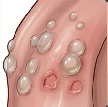 물집 형태